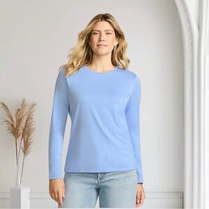 NWT Lands’ End Supima Cotton Long Sleeve Tshirt